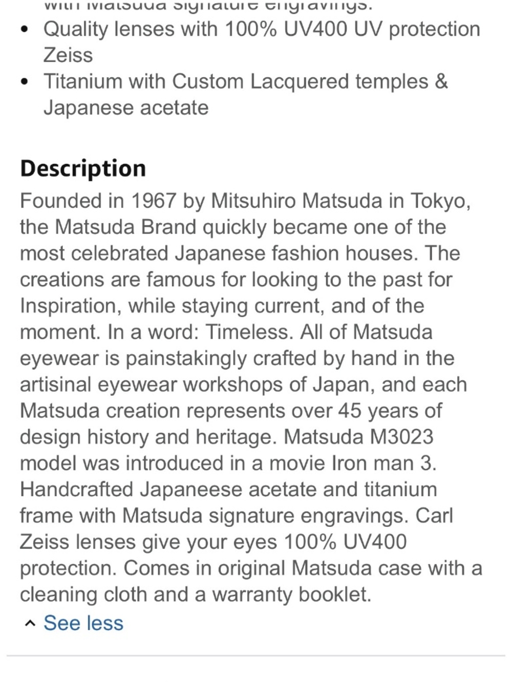 MATUSDA- M2035 sunglasses UV 400 Zeiss lenses (PURPLE w/ Grey gradient) - Picture 8 of 8